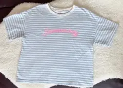 韓国子供服　CREAM BBANG ボーダートップス　L