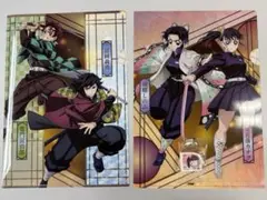 くら寿司 鬼滅の刃 クリアファイル2枚＆消しゴム