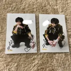 碓氷政宗 まさむね ブロマイド 直筆サイン メッセージ 入り