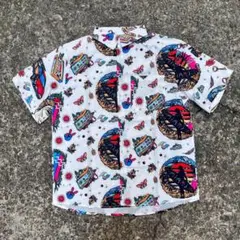 総柄半袖シャツ