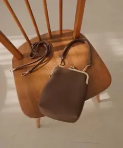 ブラウン 2wayショルダーバッグ