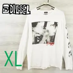 DIESEL●ディーゼル＜ビッグサイズ・アートTシャツ・ロンT＞M1119y