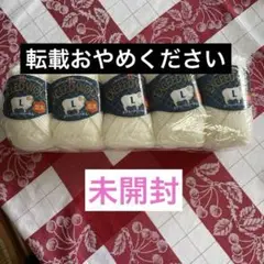 ◆未使用　ハマナカ　エクシードウールＬ　並太　ホワイト　●未開封　5玉セット