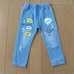 キャラクタープリントデニムパンツ 100サイズ