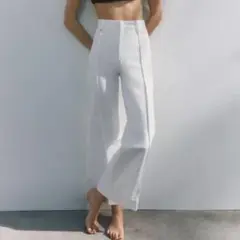 ZW COLLECTION WIDE-LEG ハイライズ デニムパンツ