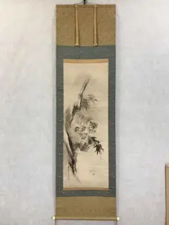 真作/狩野探信/春秋図/双幅/布袋屋掛軸HＣ-906 m99398564588_1.jpg?1717115140