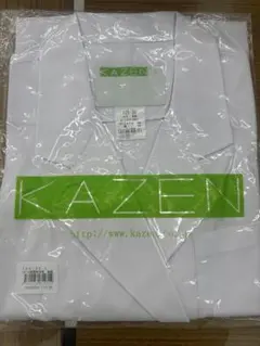 KAZEN 125-30 レディース診察衣W型　長袖　Lサイズ