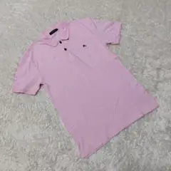 バーバリーブラックレーベル　Burberry　ポロシャツ　カットソー　半袖　ロゴ