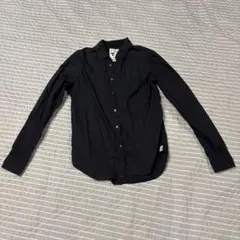finger fox and shirts シャツ　黒紺　サイズS
