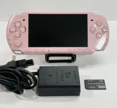 SONY PSP-3000ブロッサムピンク メモステ 充電器付き(美品)