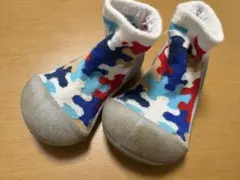 Attipas 迷彩柄 ファーストシューズ 11.57cm