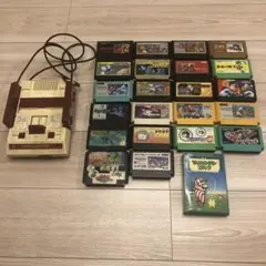 ファミリーコンピュータ 本体＋ゲームソフト23本セット