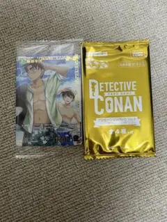 コナンカード　チャレンジ戦　プロモ　服部平次 キラ　セット