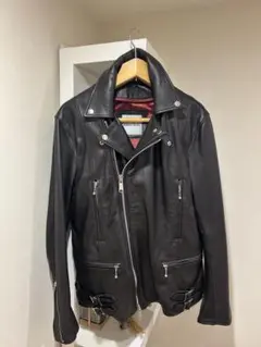 ロンジャン　古着　ライダース　mascot ブラックナイト サンダーボルト マスコット レザー ライダース ロンジャン Mascot Leathers 英国