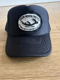 DEER HORN SMITH'S キャップ　室内1回試着のみ　ブラック