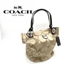 COACH トートバッグ シグネチャー サテン 14449