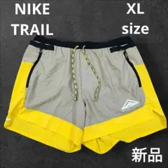 新品　ナイキ　トレイル　ランニング　パンツ　XLサイズ　インナーパンツ付き