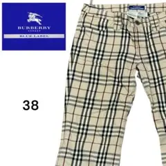 バーバリー BURBERRY LONDON BLUE LABEL チェックパンツ