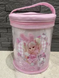 りかちゃん　マイメロ　クロミ　コラボ おめかしクリアバニティポーチ