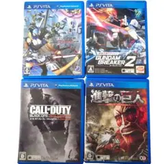 【中古】PS Vita ゲーム 4本セット まとめ売り