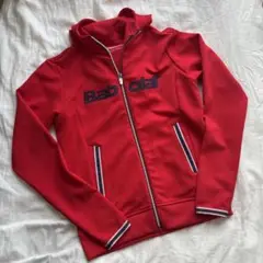 Babolat フード付き赤パーカー Mサイズ