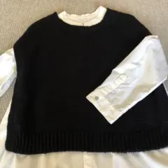 utilite コットンベスト　ブラック