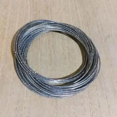 バングル　フープ　シルバー　連