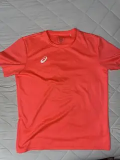 ASICS ランニング Tシャツ 蛍光オレンジ Tシャツ L