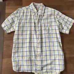 チェックシャツ半袖　Ｌサイズ