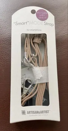 新品未使用 アルティザン＆アーティスト チャーム付き スマホショルダー 本革