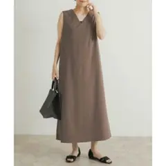 【美品】アーバンリサーチドアーズ　ノースリーブワンピース