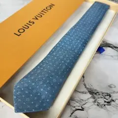 未使用品✨ルイヴィトン 最高級ネクタイ クラヴァットモノグラム 現行タグ 7cm