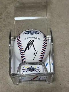 マイナビオールスター2025 上林誠知選手直筆サイン京セラドーム試合球　写真付き
