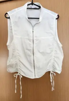 ZARA ホワイト ベスト