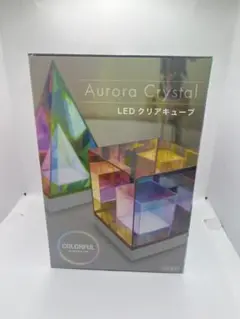 Aurora Crystal LED クリアキューブ