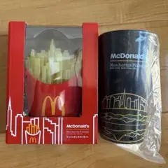 マクドナルド マンハッタンポーテージ　ライト　黒いタンブラー