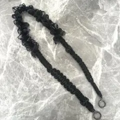 【*.゜black✖️silver glitter *.゜】ショルダーストラップ