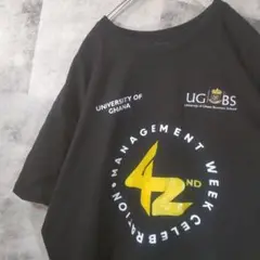 半袖TシャツUSA古着ビッグオーバーサイズブラック2XL　A14,24