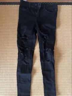 AMERICAN EAGLE ブラックスキニージーンズ