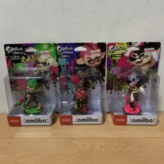 新品未開封 スプラトゥーン amiibo 3体セット アミーボ