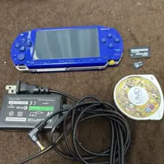 SONY PSP 本体 充電器・UMDソフト1本・8GBmicroSD付き