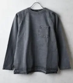 新品　GOOD ON ロングスリーブ ヘビー ラグラン ポケット Ｔシャツ　S