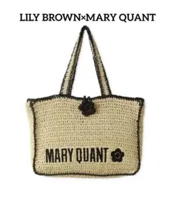 2025年最新】LILy brown×mary quant】ロゴ刺繍カゴバッグの人気