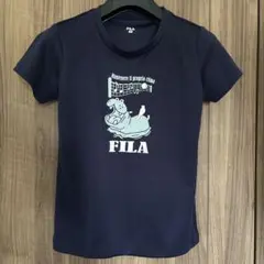 FILA ヒッポデザイン Tシャツ ネイビー