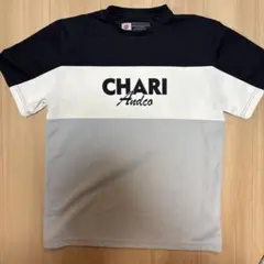 CHARI & CO. Tシャツ Lサイズ 黒白グレー　チャリンコ