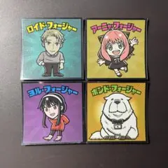 SPY×FAMILY スパイファミリーマンシール フォージャー家4枚セット