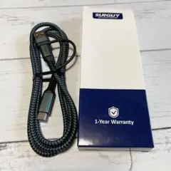 SUNGUY 2in1 USB C ケーブル 1M グレー 1m