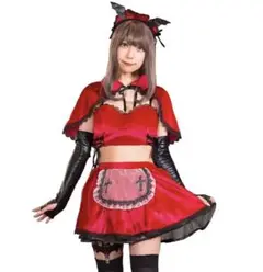 ハロウィン ♡ コウモリ メイド クリアストーン