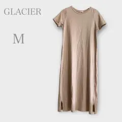 グラシア　バッグリボンカットソーワンピース　Tシャツ　半袖　ブラウン　M