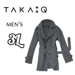 美品メンズ3L◇TAKA.Q◇防寒ライナー取外可トレンチコート